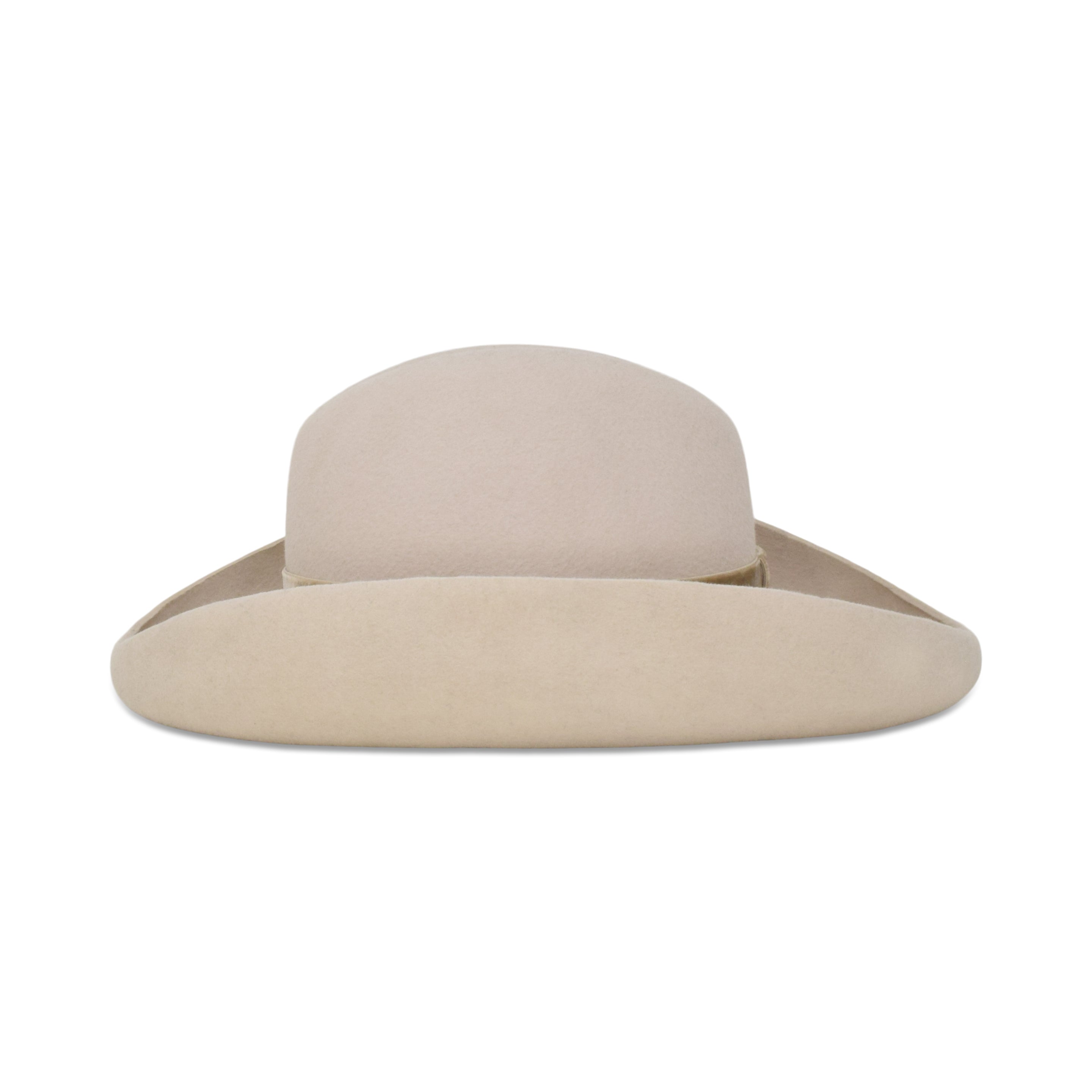 Alabaster Felt Western Inspired Hat For Women | The Belle