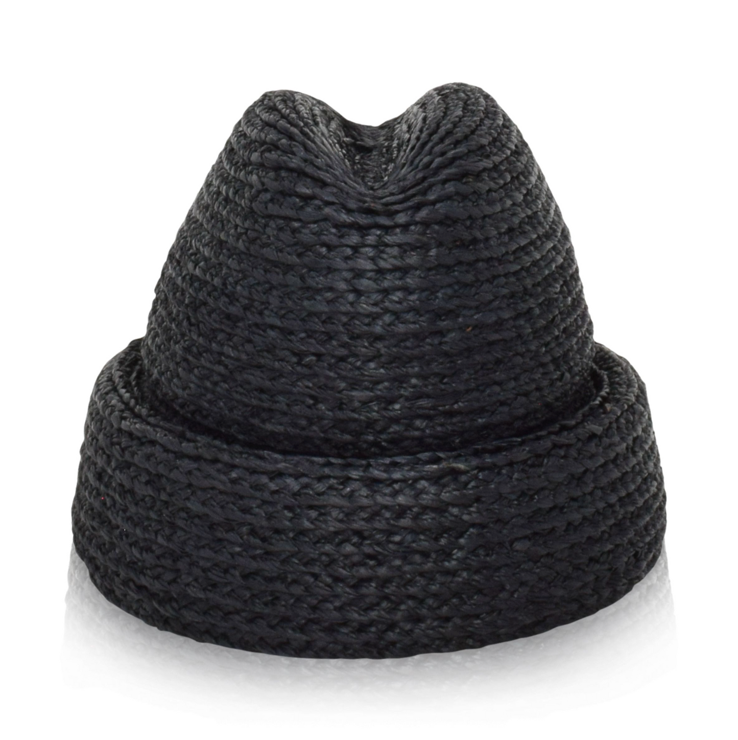 Sharina | Black Raffia Straw
