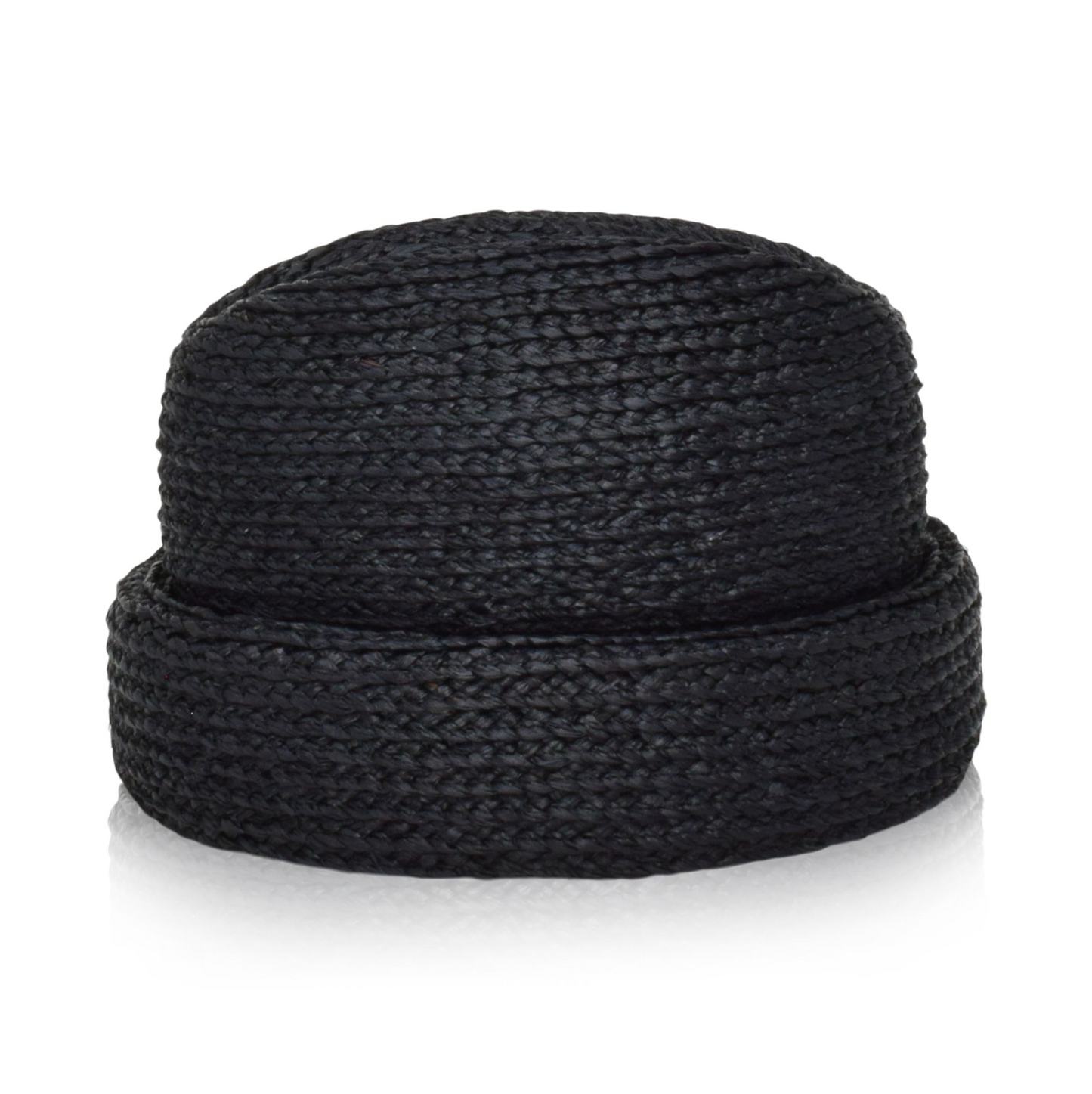 Sharina | Black Raffia Straw