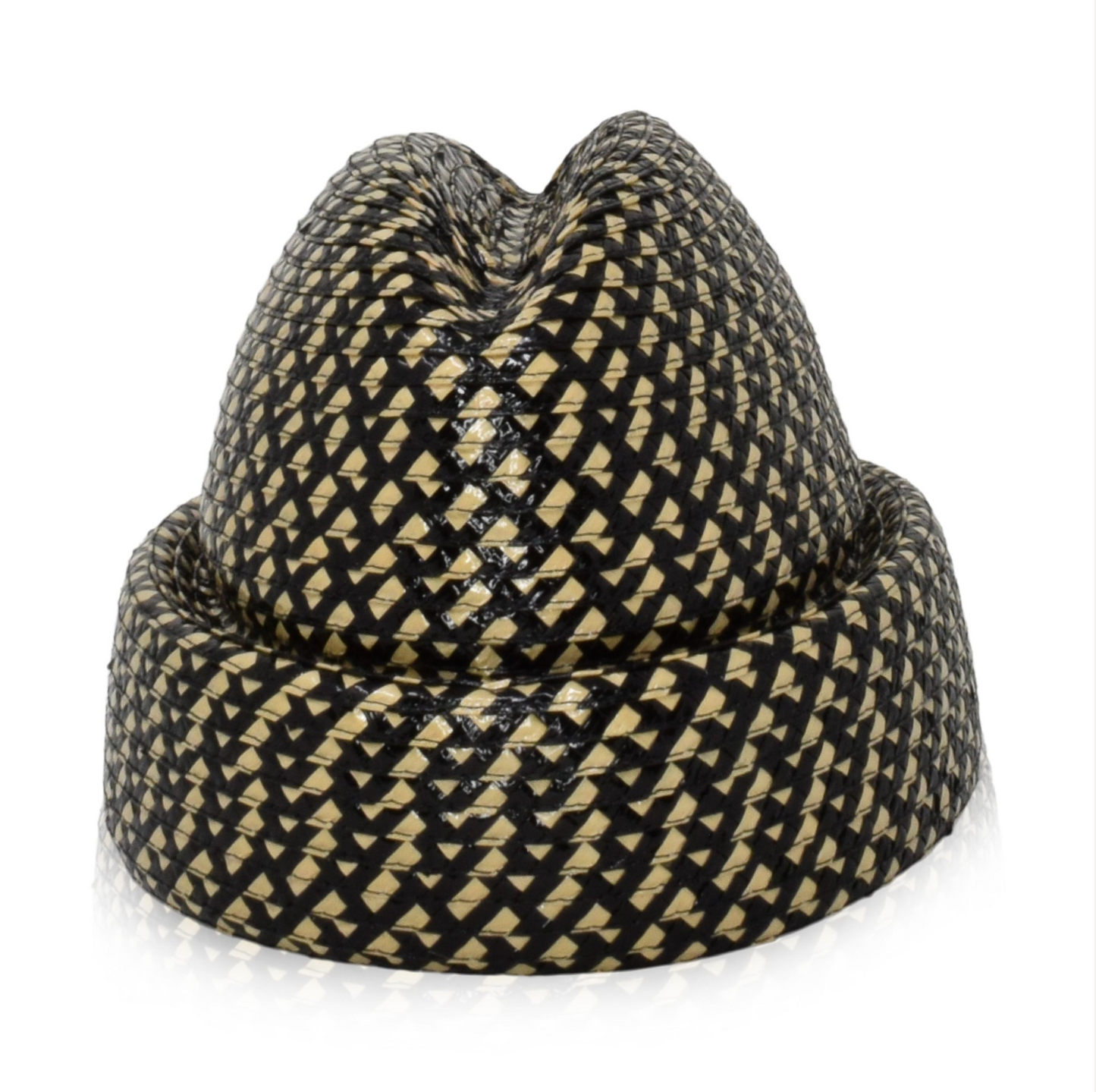 Sharina | Black and Pina Straw