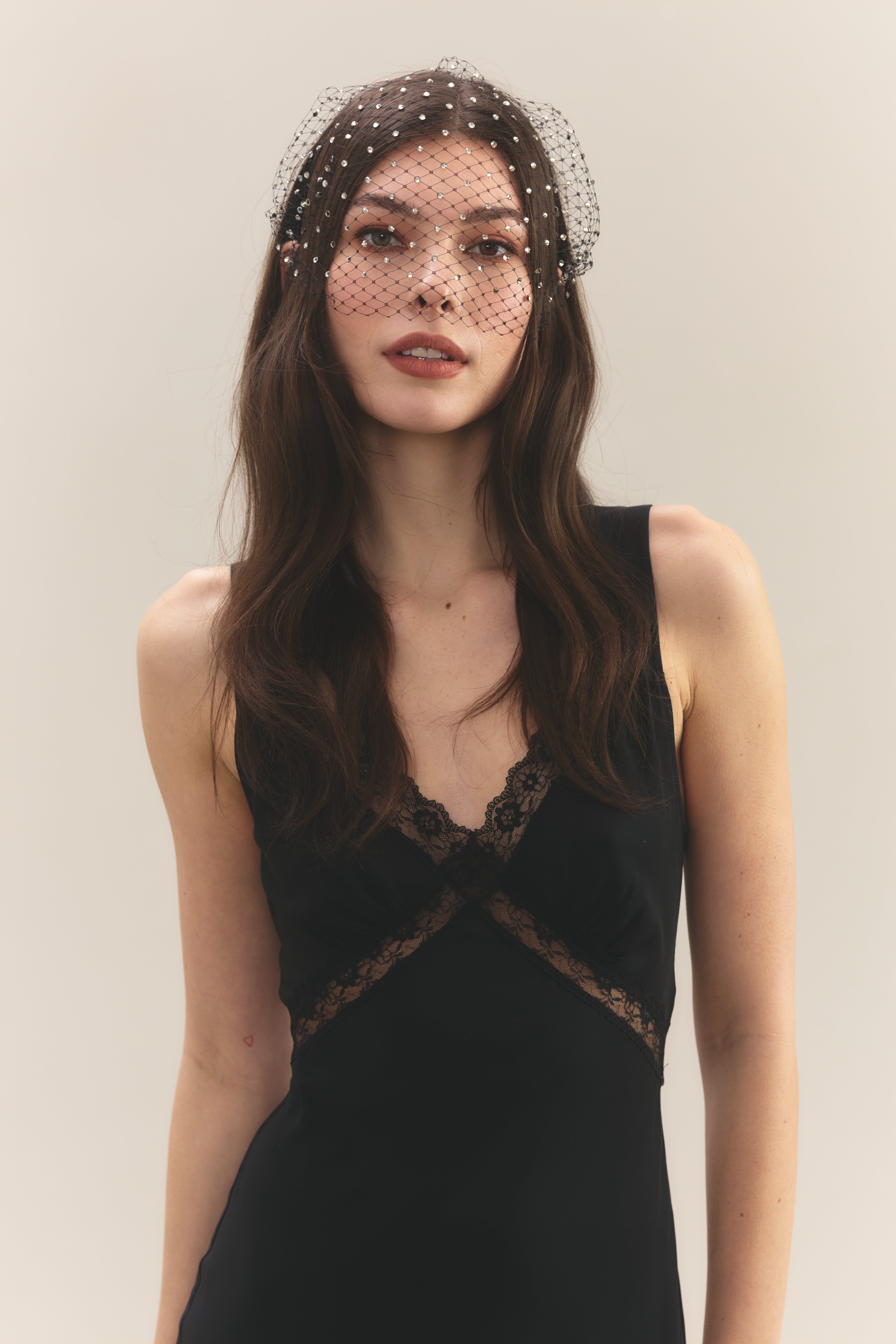 Gigi Burris Veil Gigi Burris | Double Veil | Black – GIGI BURRIS main image 4