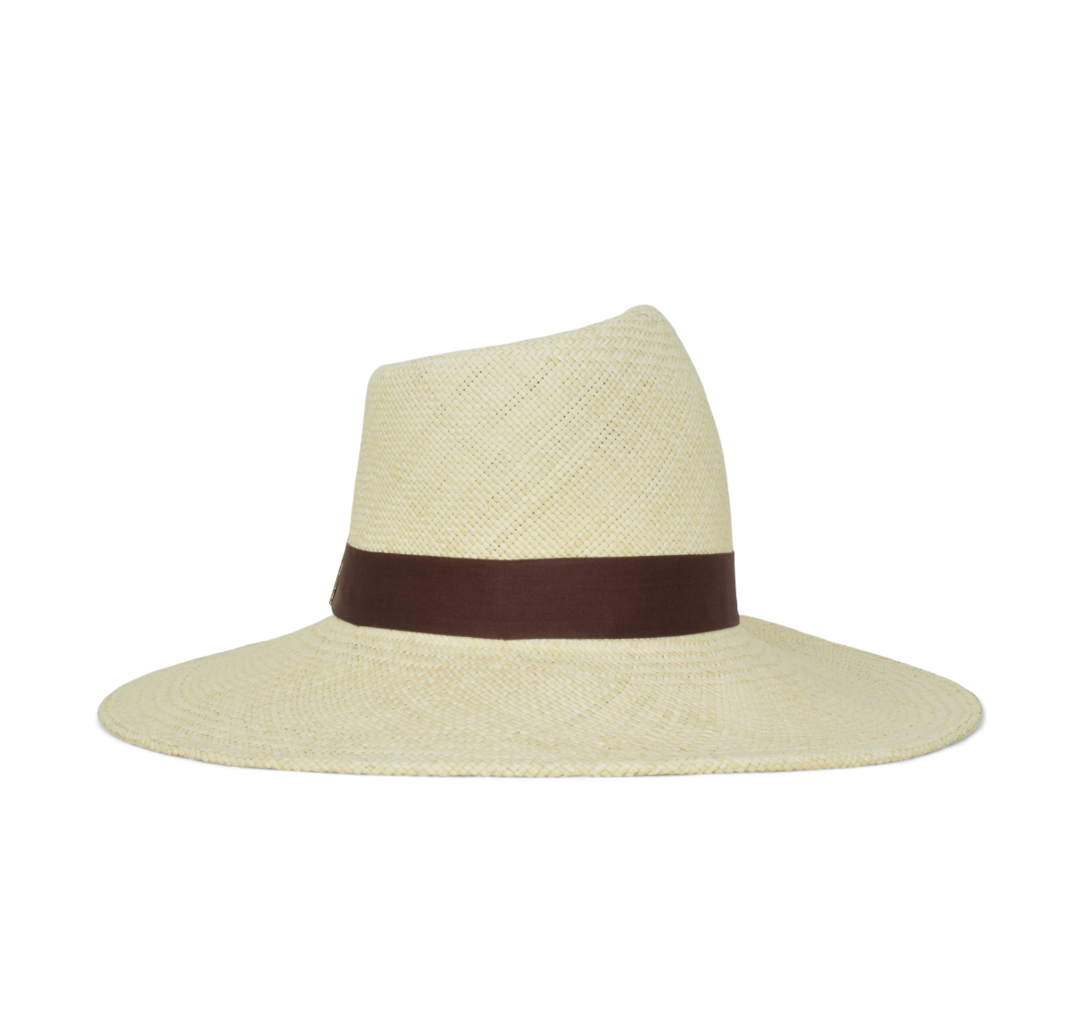 Womens beige woven hat