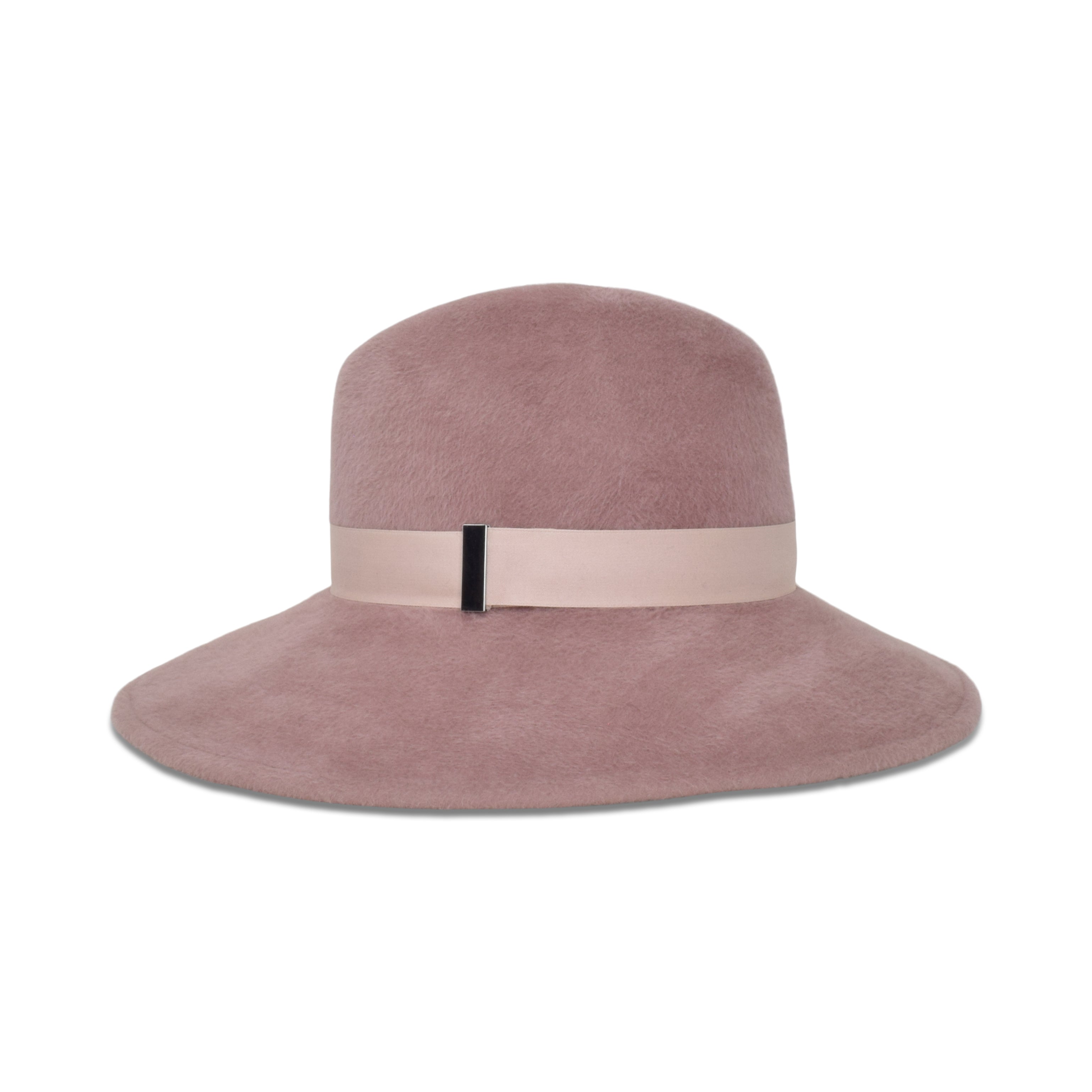 Romantic Wide Brim Pink and Beige Hat  Gigi Burris for Mirror Palais –  GIGI BURRIS