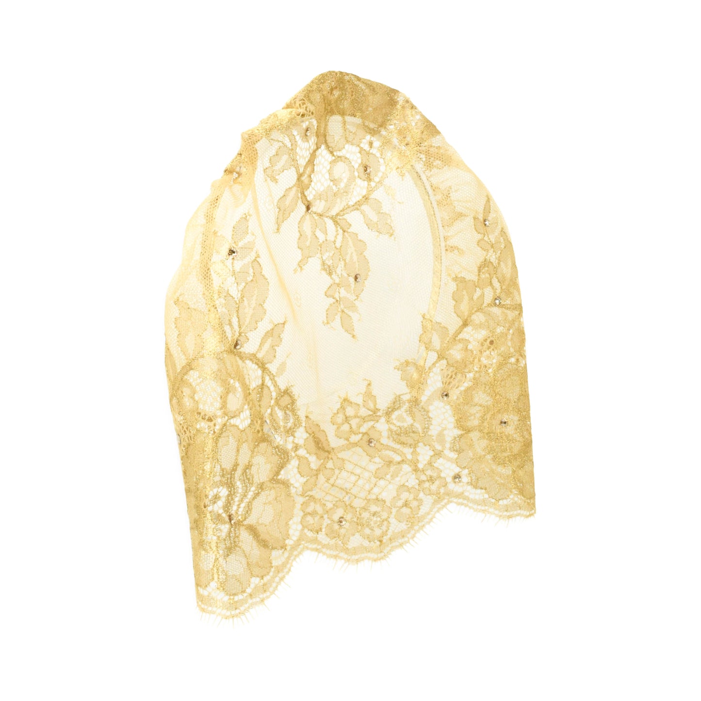 Gold Lace Veil