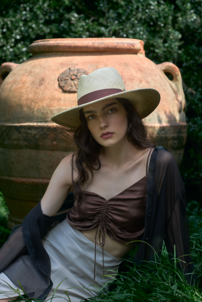 Womens Straw woven hat