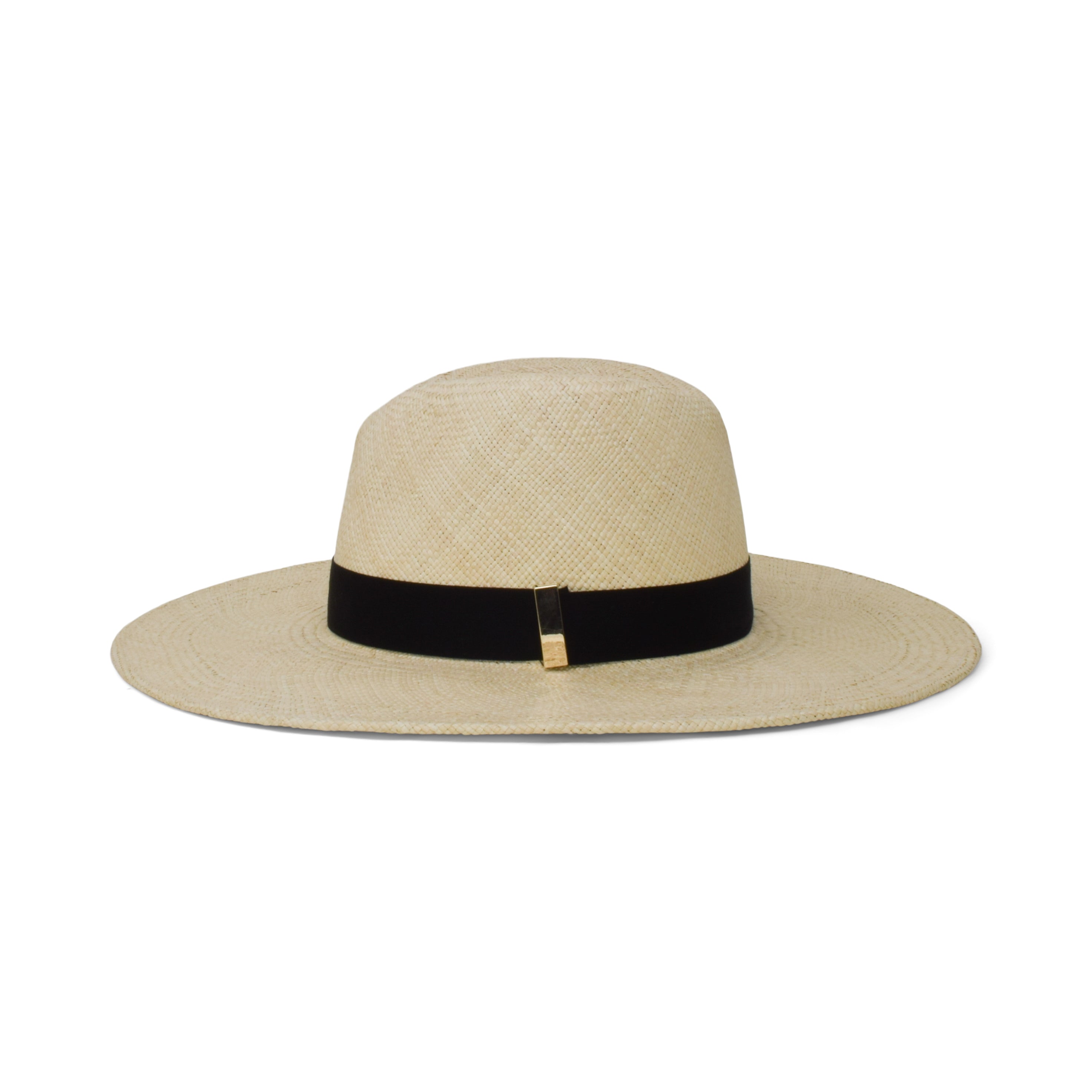 Theory x Gigi Burris Millinery Woven Straw Fedora Hat with Light Band Classic Transitional Cooling Straw Fedora Hat | The Jeanne  main image 3