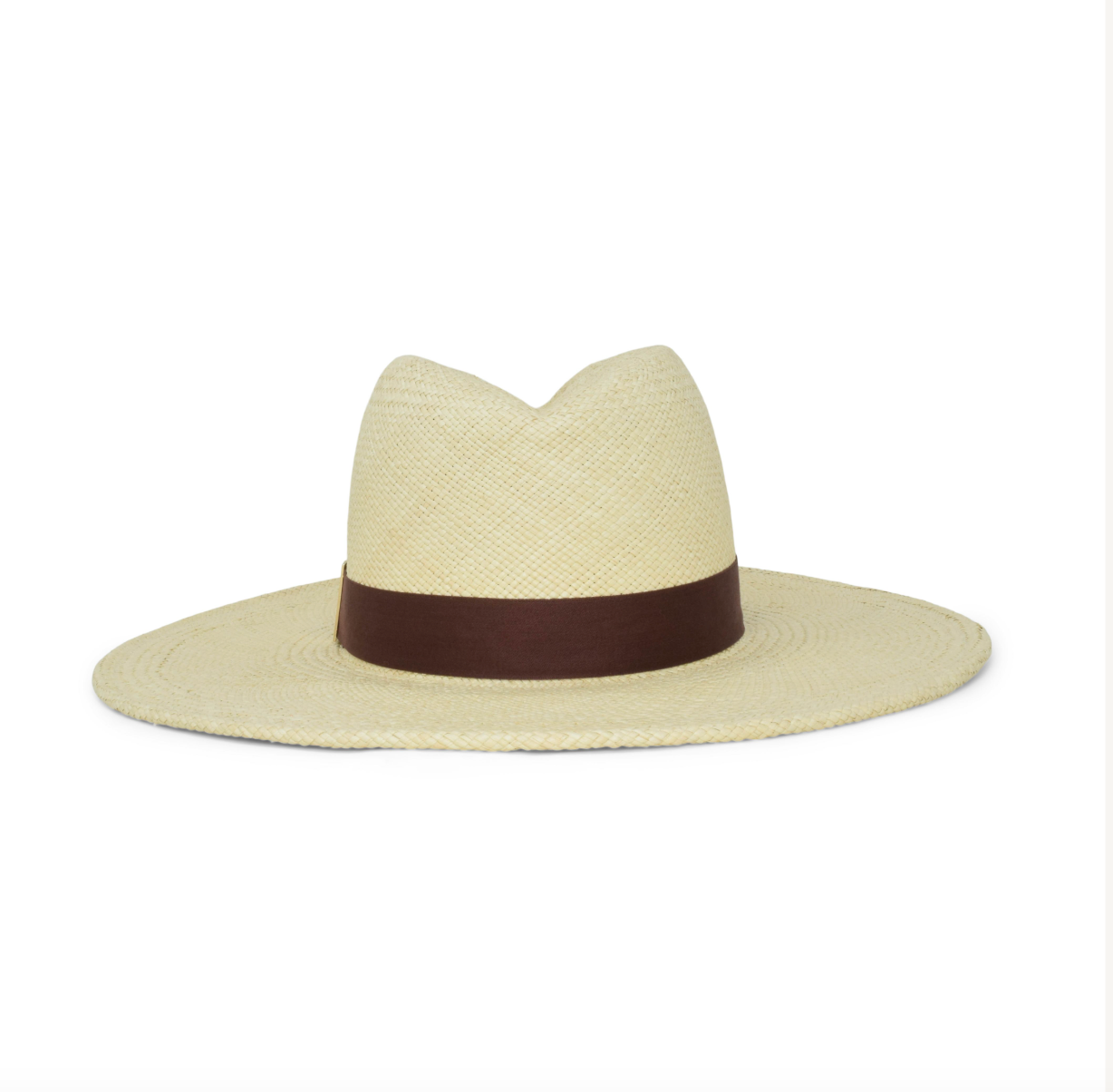 Womens beige woven hat