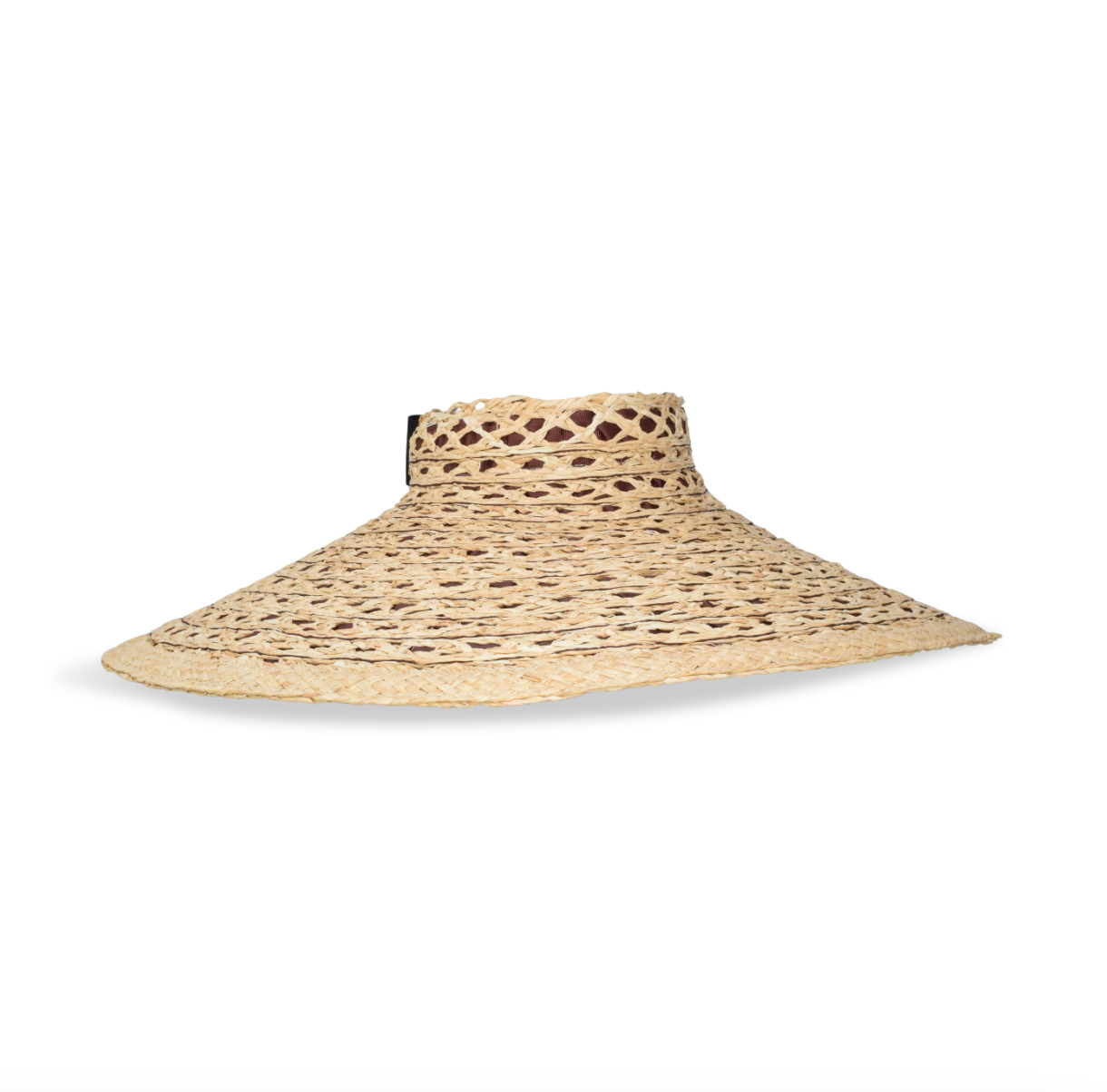 Womens visor shape hat