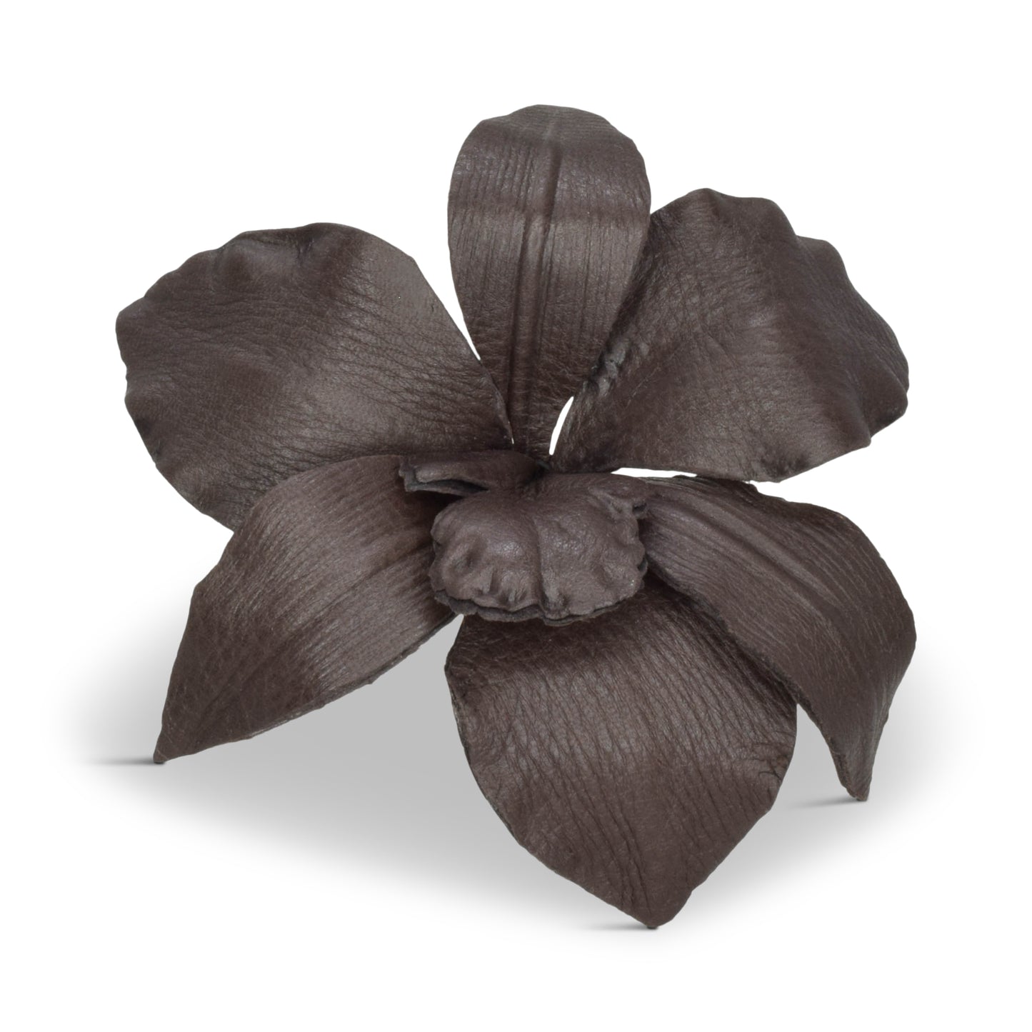 Brown Flower Barrette