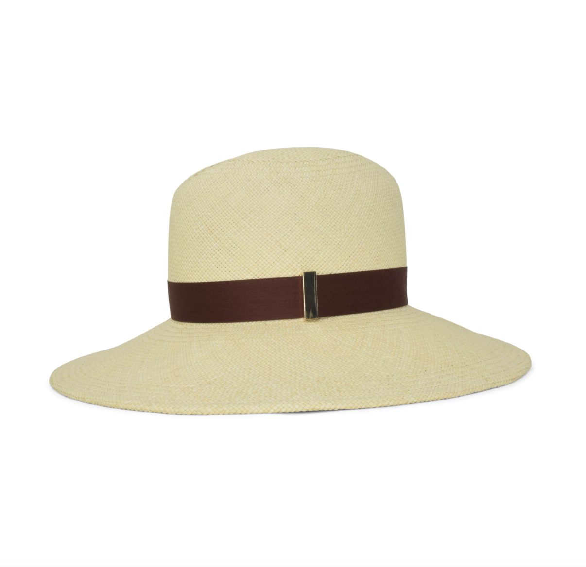 Womens beige woven hat
