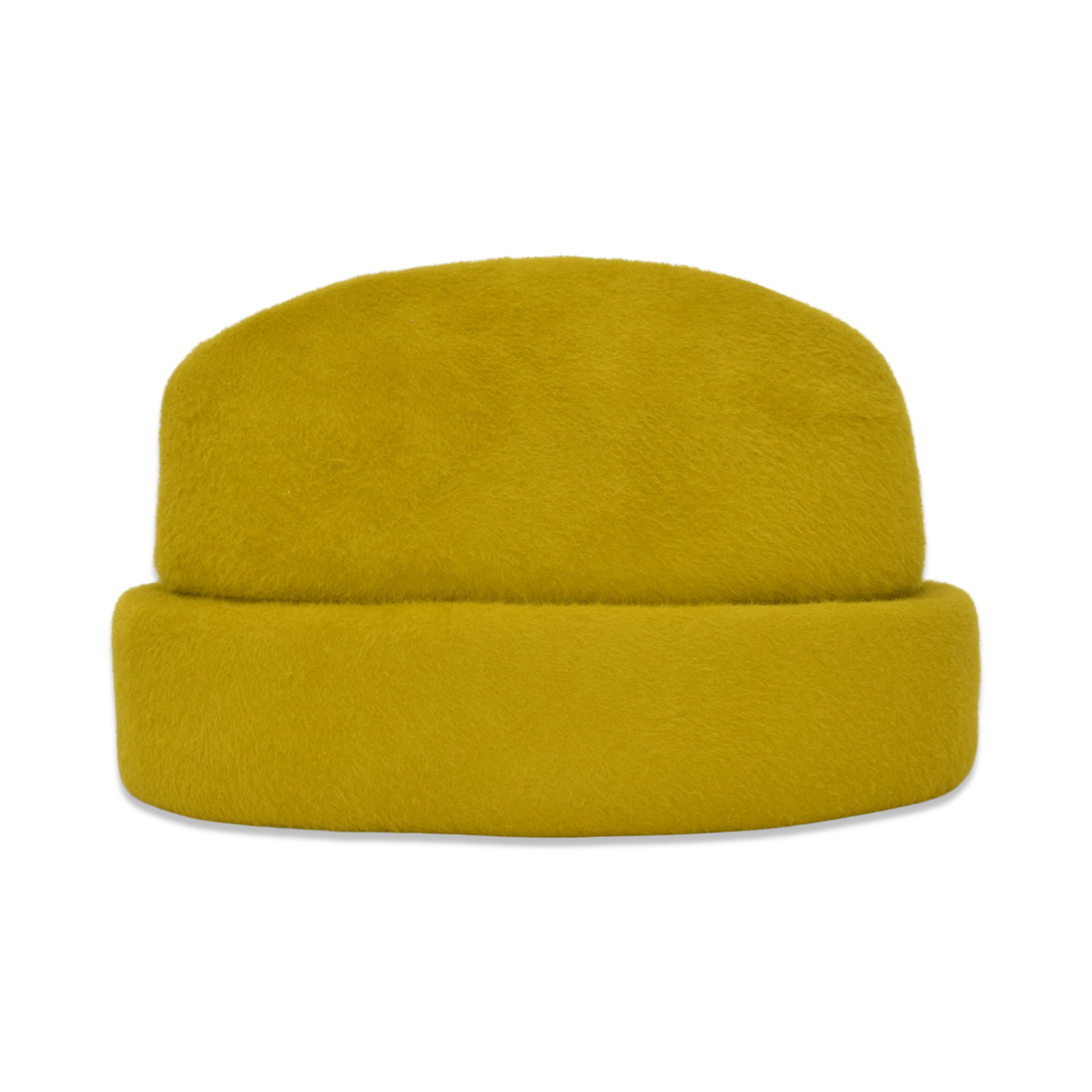 Sharina in Mustard | Unisex Structured Beanie by Gigi Burris