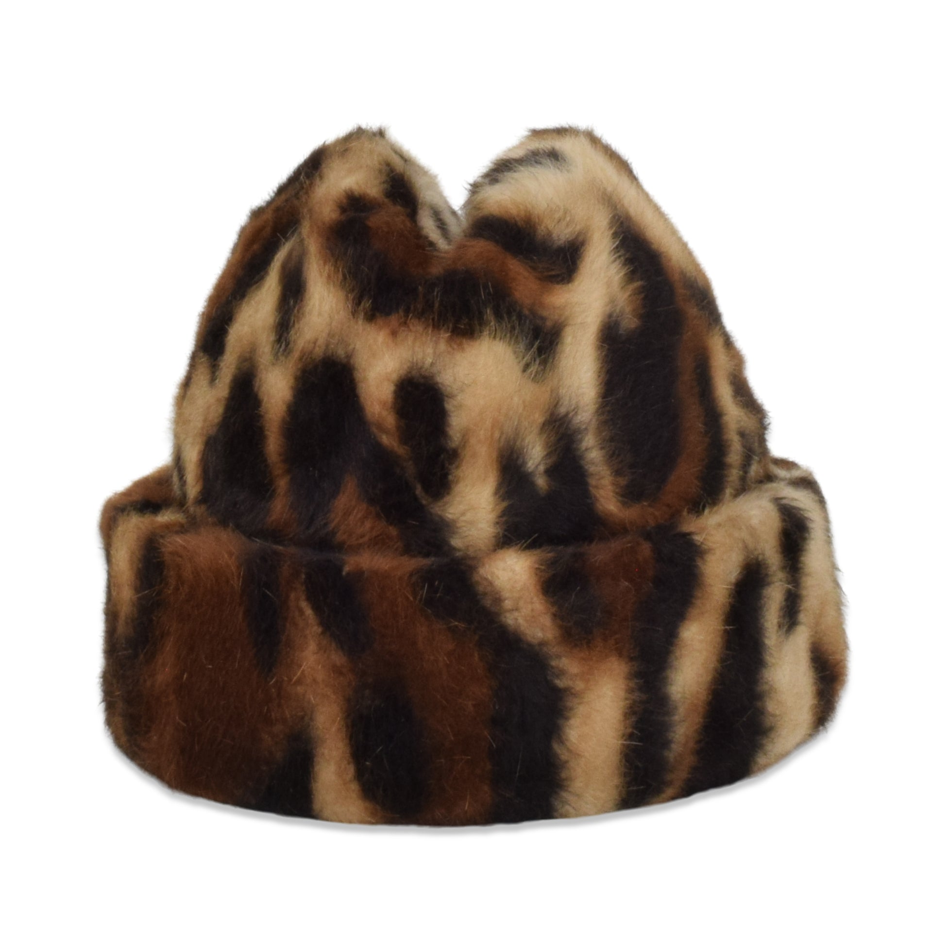 Tiger Print Sharina | Unisex Structured Beanie Gigi Burris