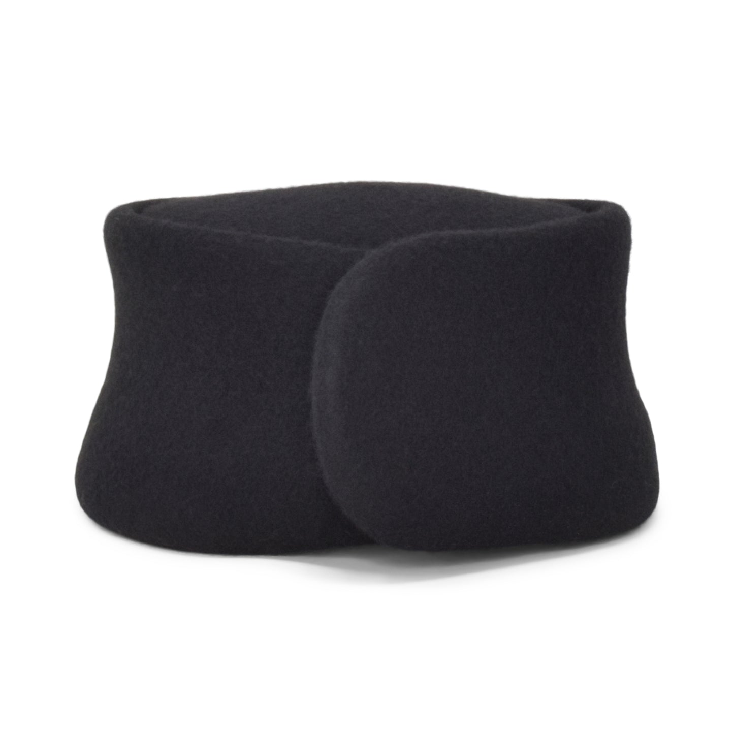 Black felt hat