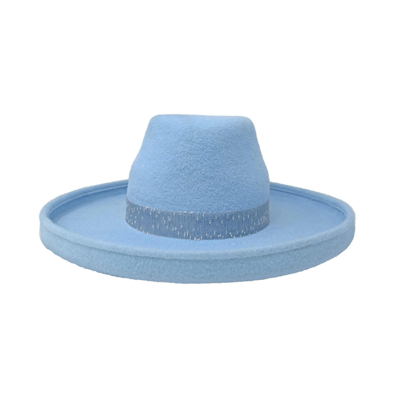 Gigi Burris Millinery | Freddie Bridal Fedora | Powder Blue 