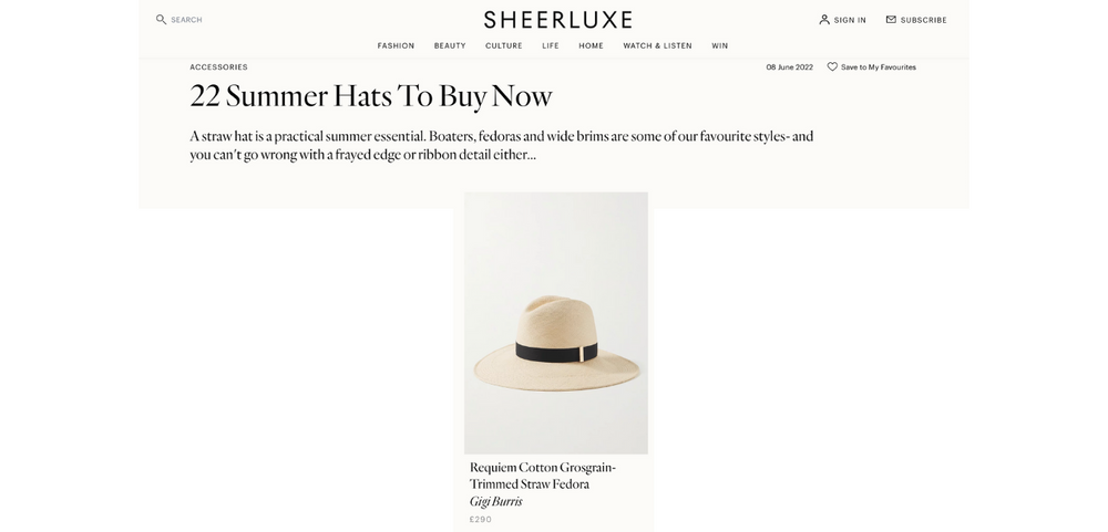 SEEN IN SHEER LUXE: THE REQUIEM