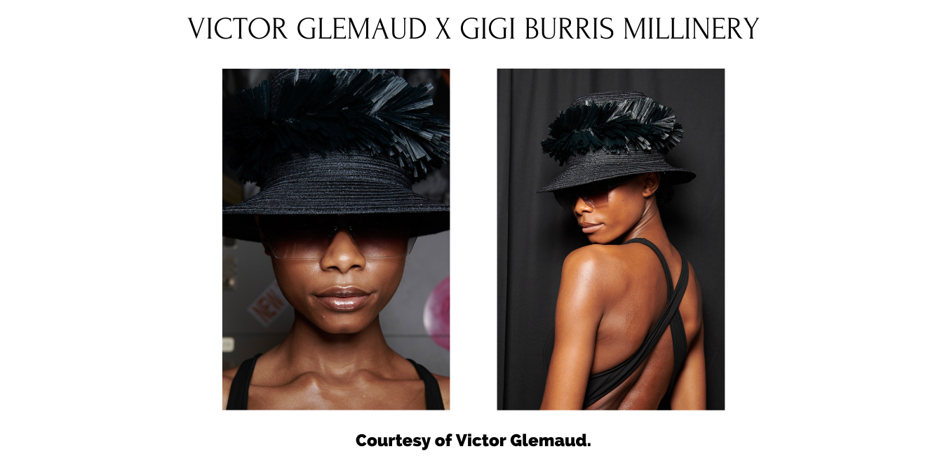 NYFW 2022: VICTOR GLEMAUD X GIGI BURRIS MILLINERY SEEN IN AW22 COLLECTION