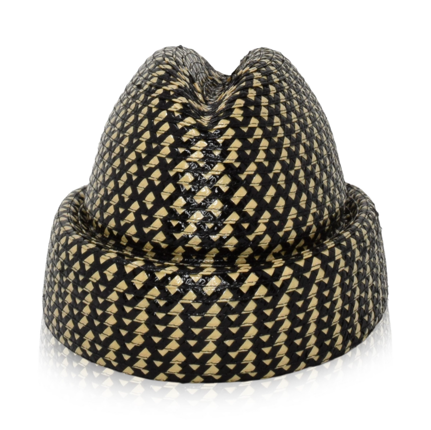 Sharina | Black and Pina Straw