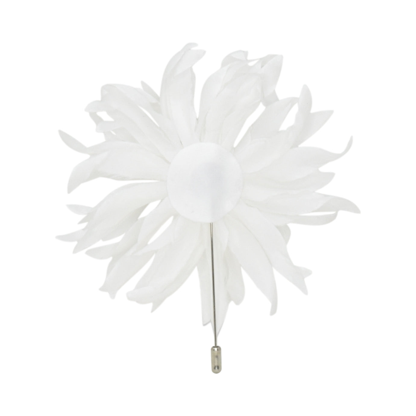 Cosima Mum Flower Brooch | White