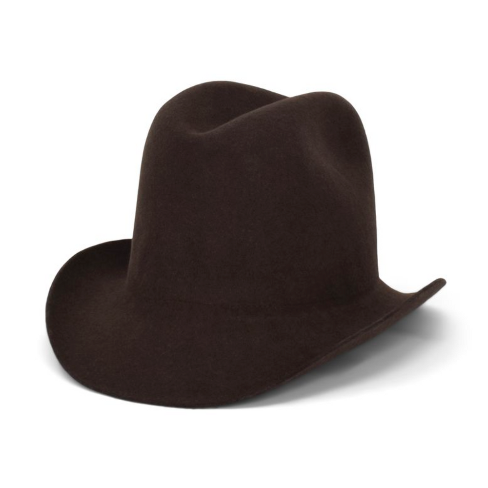 Chocolate brown cowboy hat 