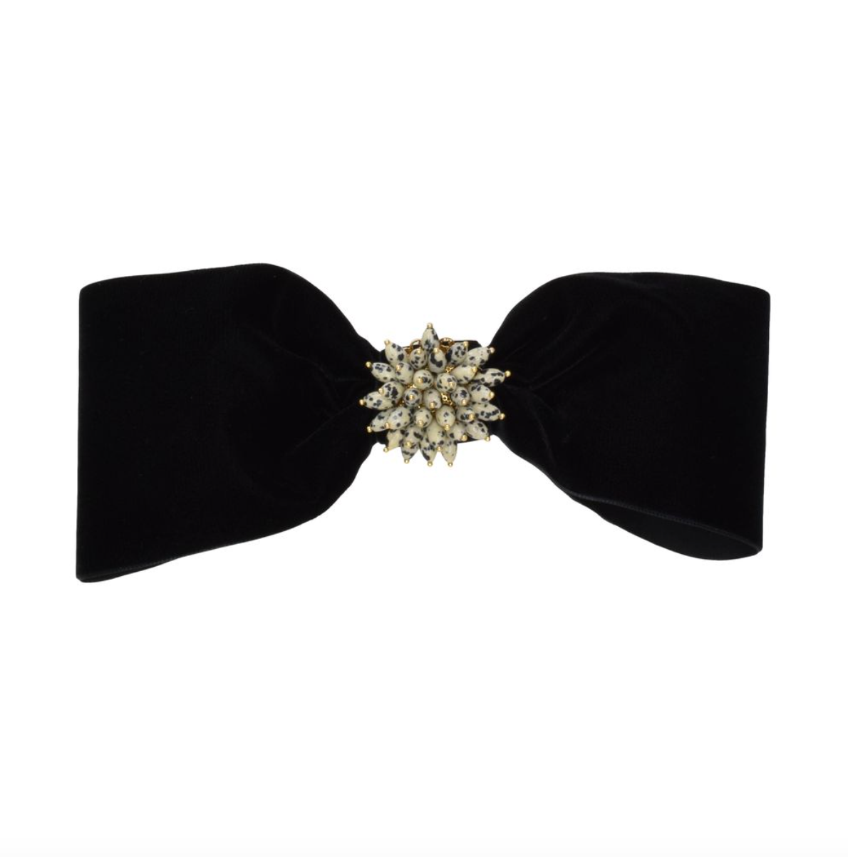 Heidi Bow | Black and Dalmation
