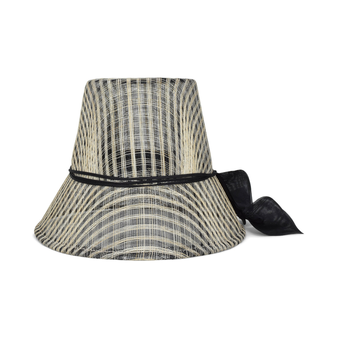 Tall Crown Bucket Hat with Delicate Floral Accents | Heloise Gigi