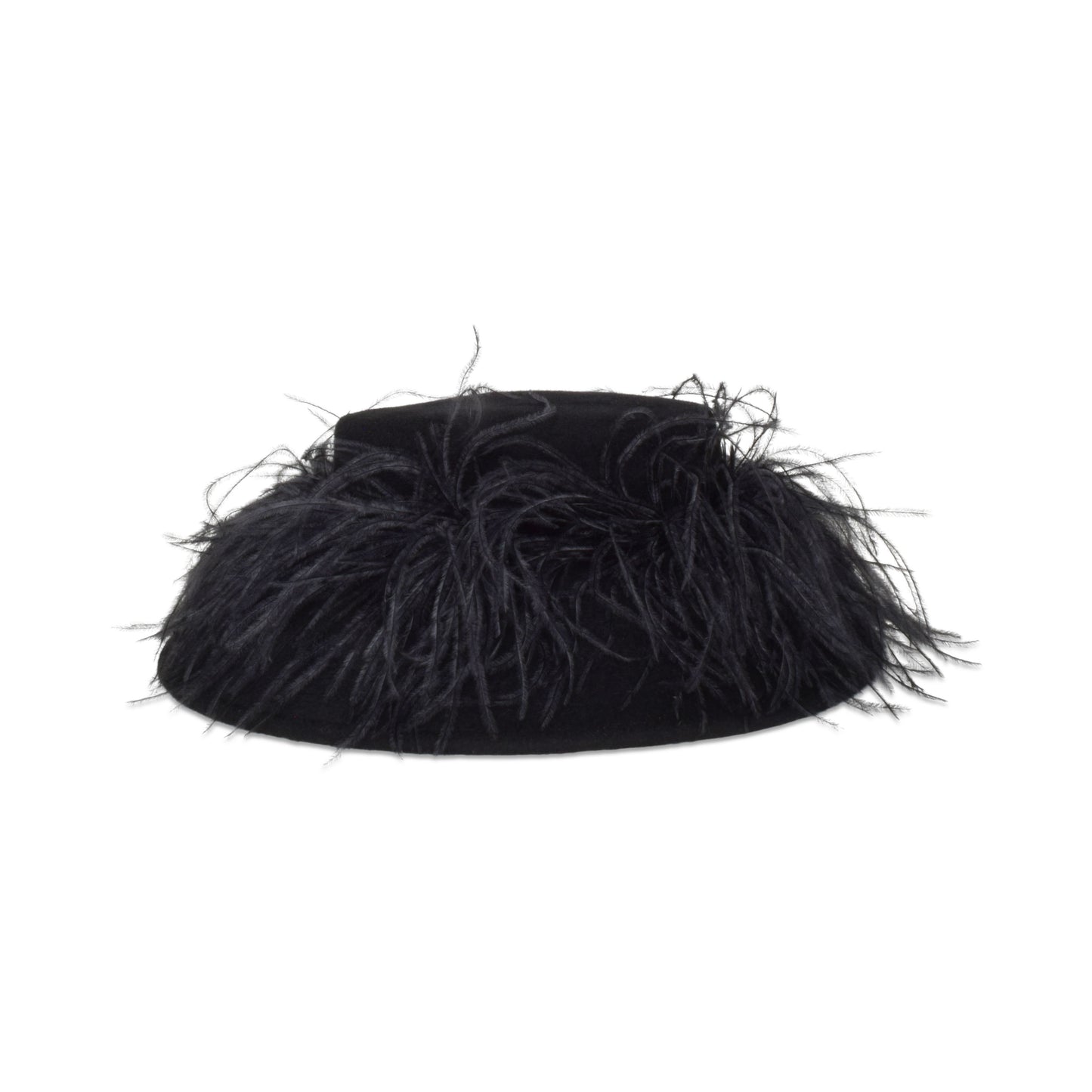 Glamorous Black and Feather Hat | The Katrina Gigi Burris – GIGI 