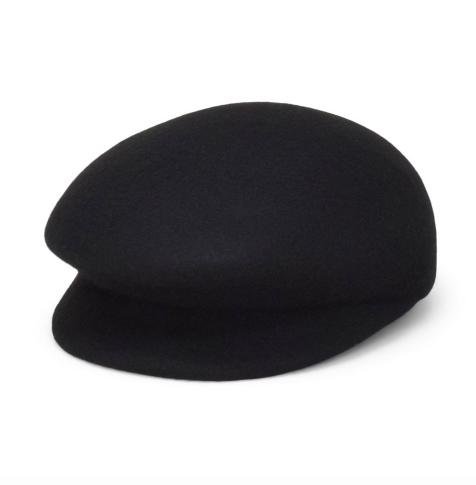 Black felt hat