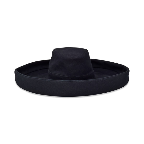 【未使用近】定価19,250円 BOXED HAT 7cm brimgrosgr Timeless Summer Luxury Packable Canvas Hat | Leigh Gigi Burris