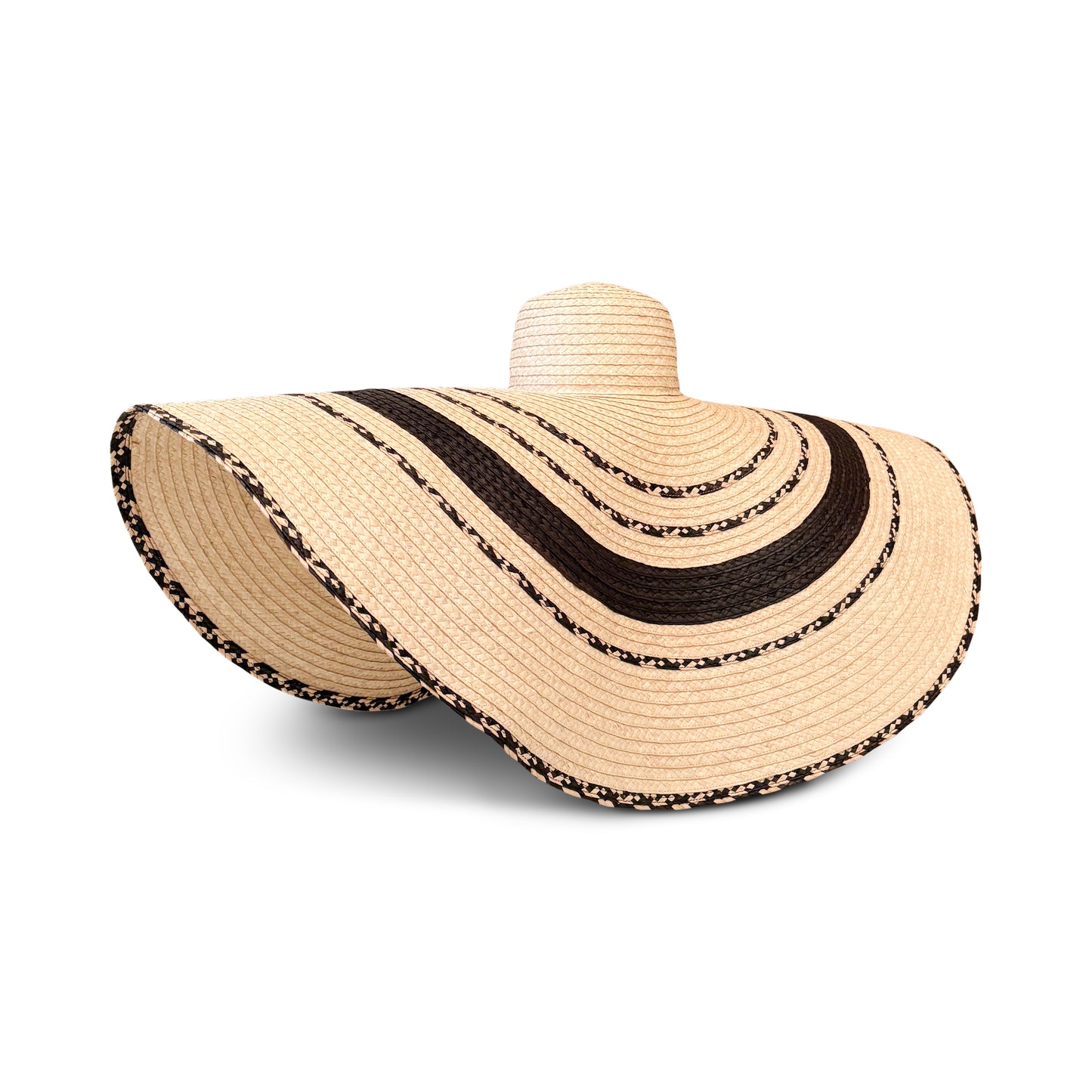 vacation hat, dramatic hat, big hat, straw hat, gigi burris hat, occasion hat