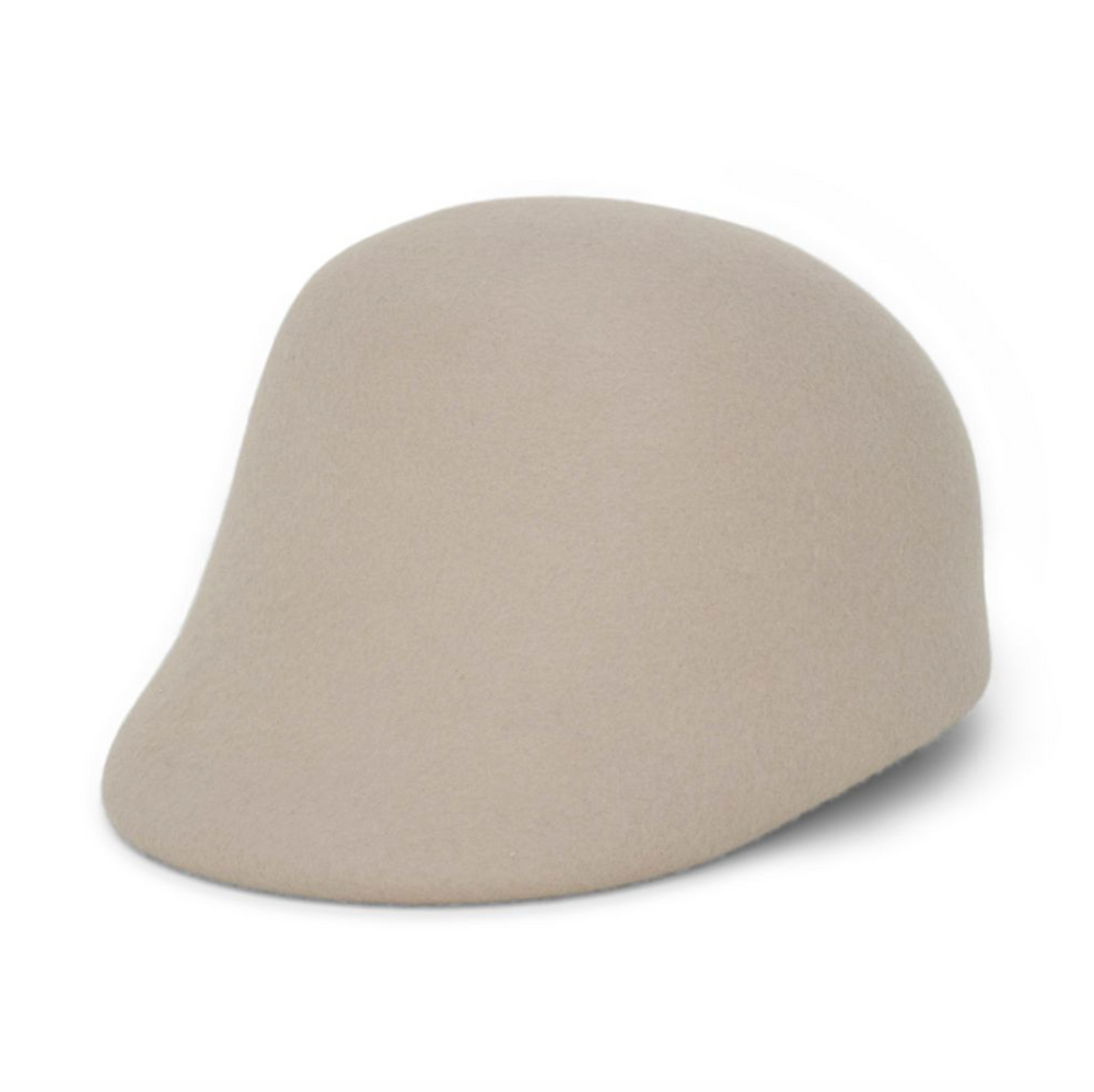 Alabaster, felt hat