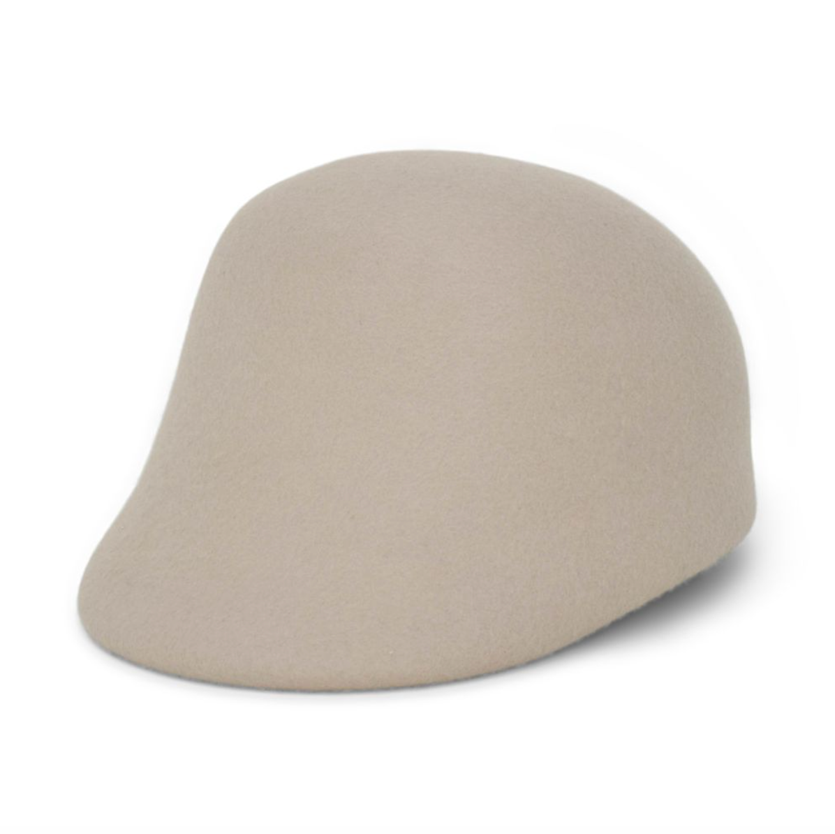 Alabaster, felt hat
