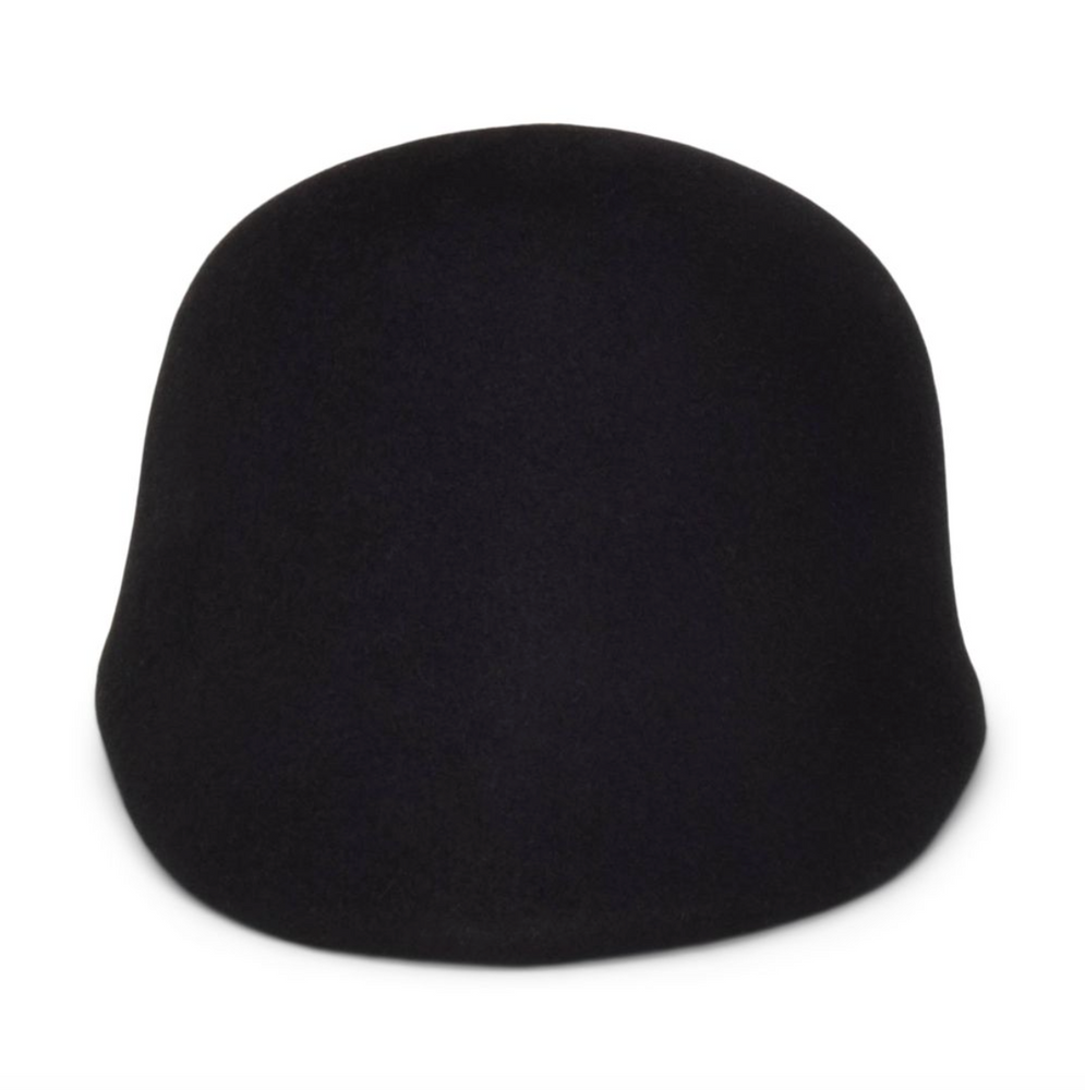 Black hat on a white background