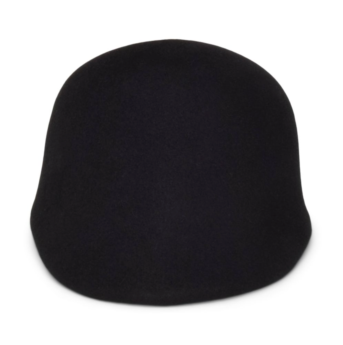 Black hat on a white background