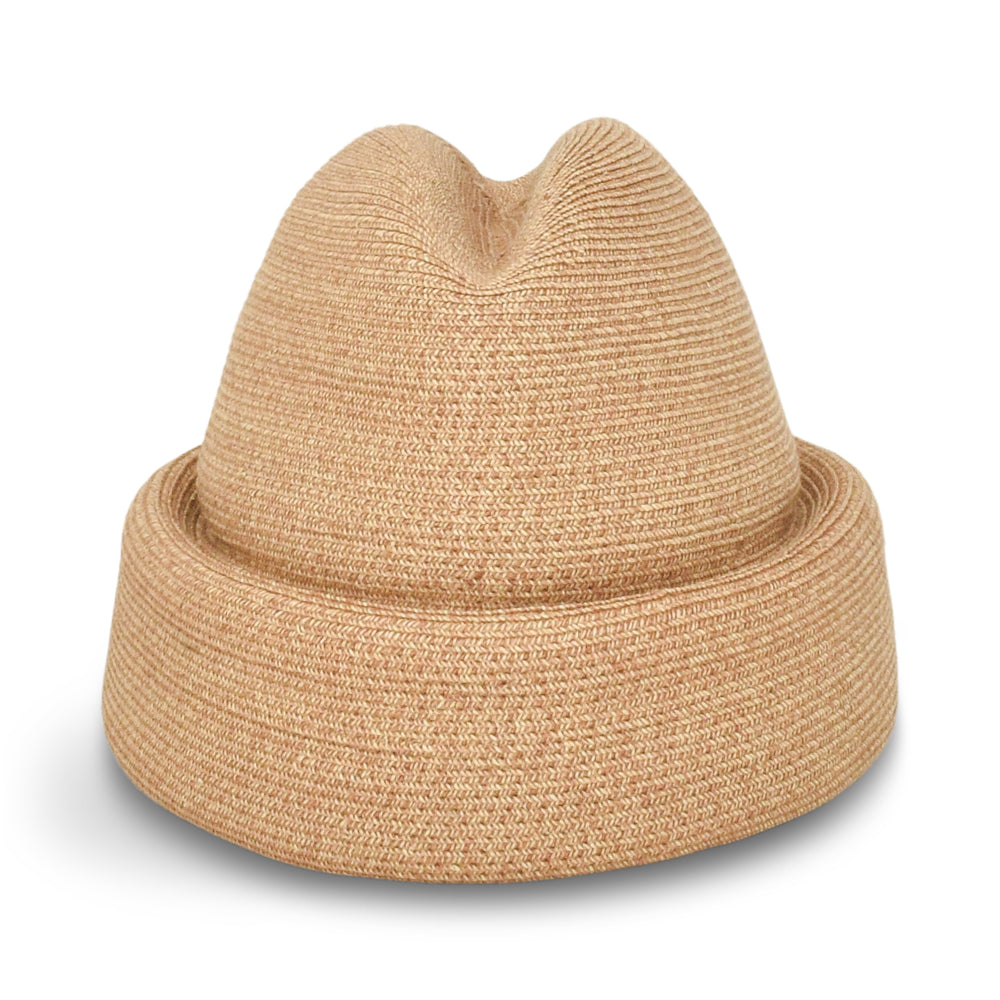 Unisex Straw Structured Beanie | Sharina Gigi Burris – GIGI BURRIS
