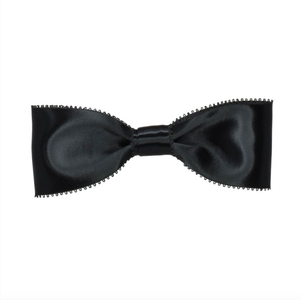 Vintage Satin Flocked | Black