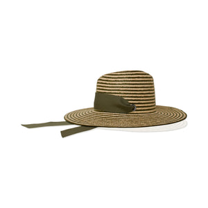 Swiss Starbright Braid  raffia straw  natural straw  black  jeanne with tie  cotton grosgrain  SS22Hat  SS22