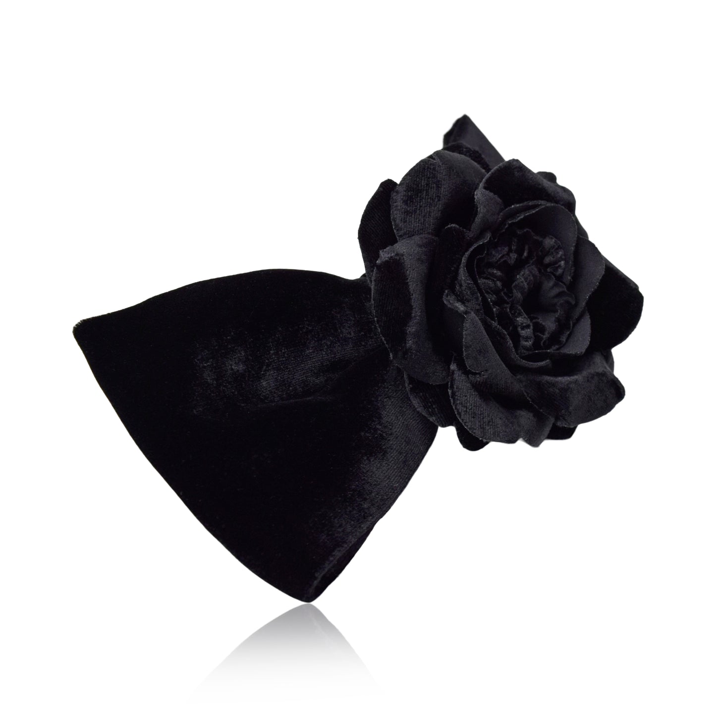 Rosalyn Velvet Bow | Black