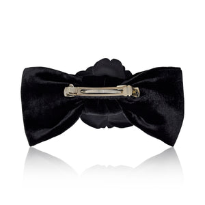 Rosalyn Velvet Bow | Black