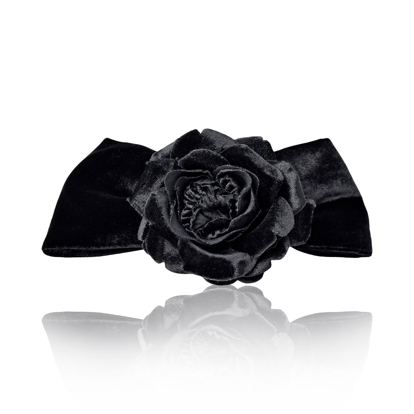 Black Bandana Forever Ribbon Roses – Crystal.Beautii